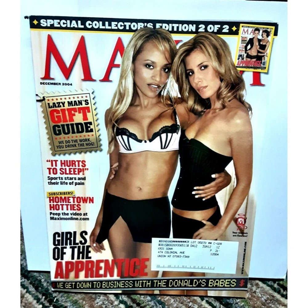 Maxim Magazine December 2004 Sandy Stacie J cover 2